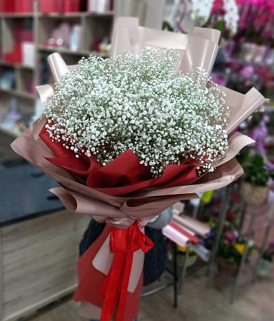Букет цветов из: Гипсофила в Обушково