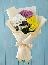 Букет цветов из:  Хризантемы в Обушково