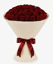 Букет 101 Бордовая роза Блэк Бакарра в Обушково