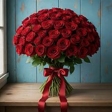 Букет Красные розы Блэк Меджик в Обушково