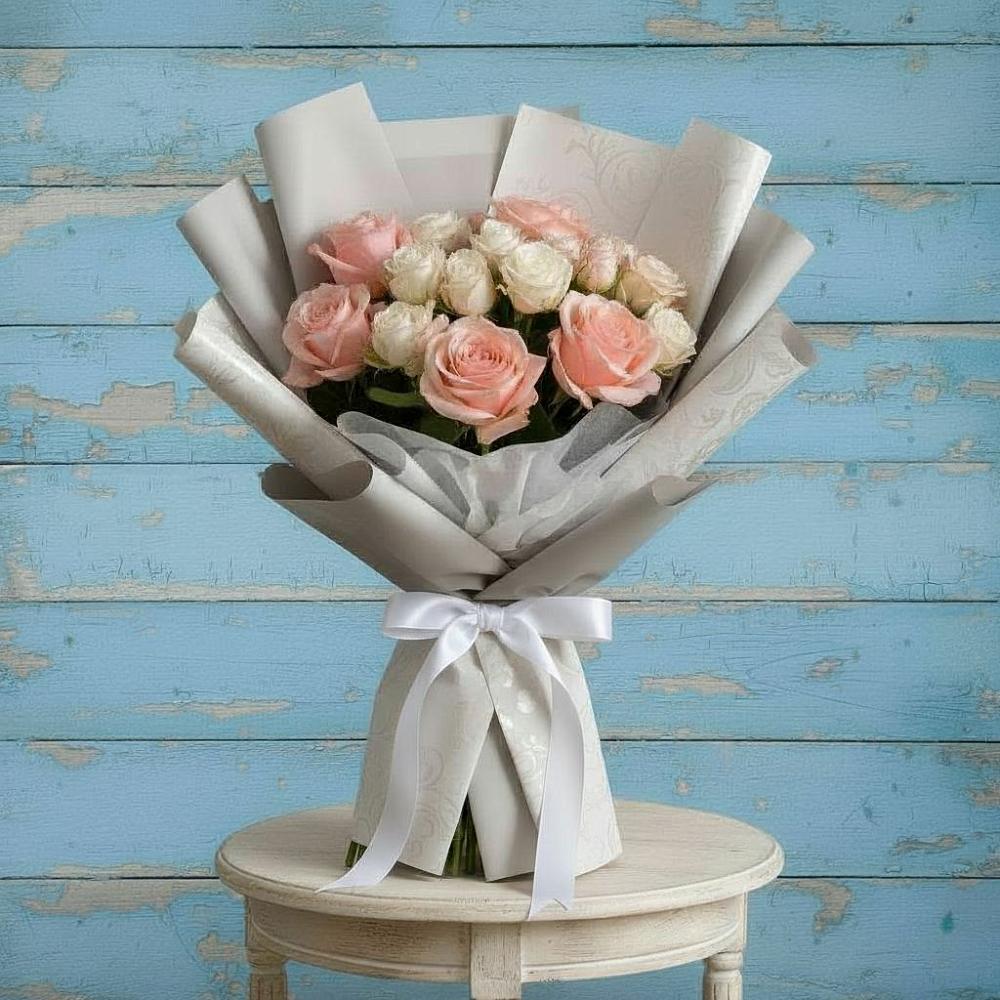 Букет цветов из: Розы в Обушково
