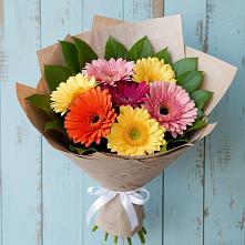Букет цветов из:  Герберы в Обушково
