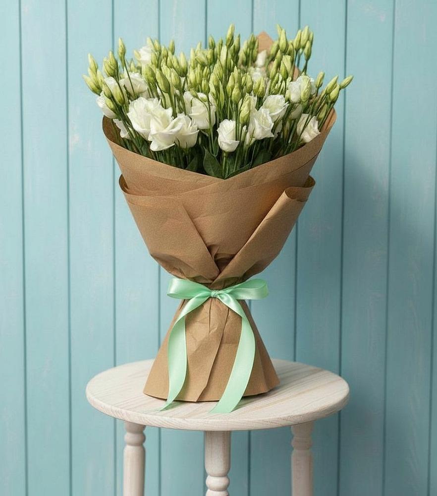 Букет цветов из: Лизиантусы в Обушково