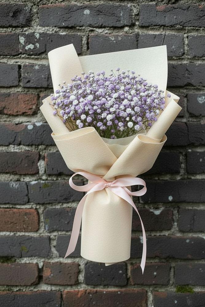 Букет цветов из: Гипсофила в Обушково