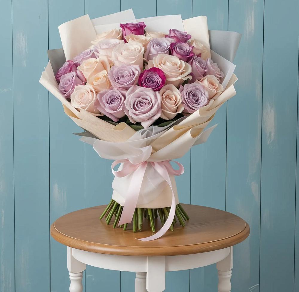 Букет цветов из: Розы в Обушково