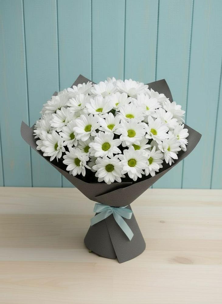 Букет цветов из: Хризантемы в Обушково