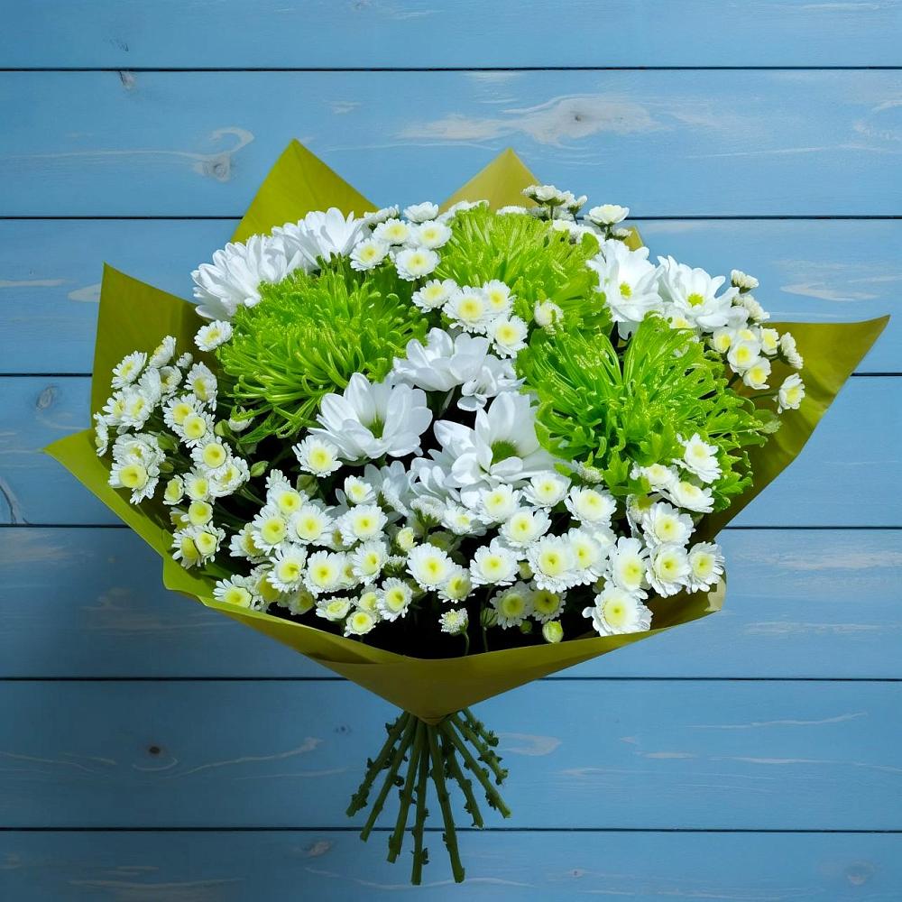 Букет цветов из: Хризантемы в Обушково