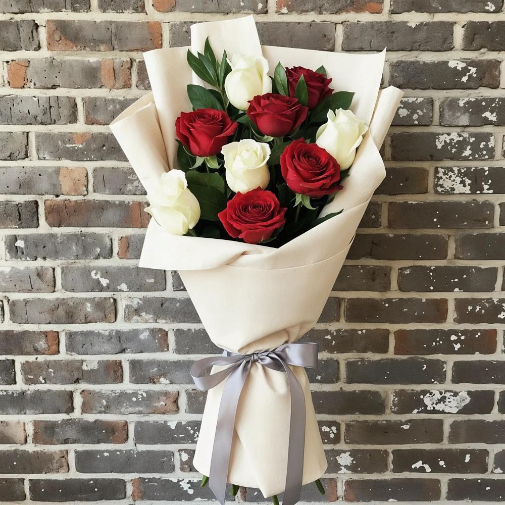 Букет цветов из: Розы в Обушково