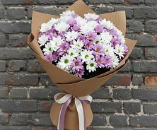 Букет цветов из:  Хризантемы #REPLACE_PRED# Обушково