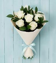 Букет цветов из:  Розы в Обушково