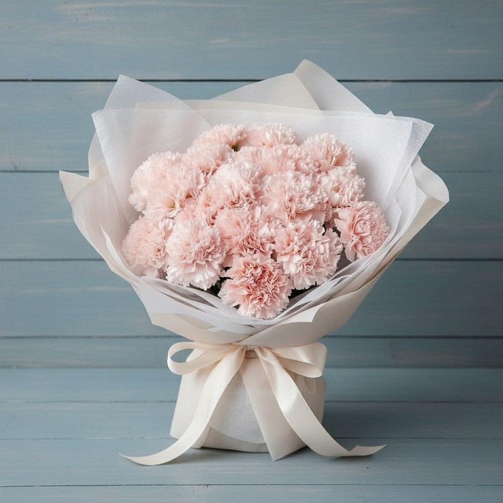 Букет цветов из: Гвоздики в Обушково