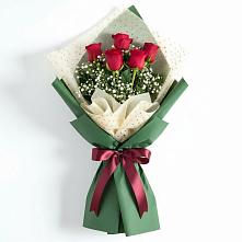 Букет цветов из:  Розы в Обушково