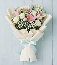 Букет цветов из:  Лилии в Обушково