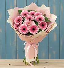 Букет цветов из:  Герберы в Обушково