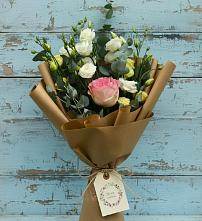 Букет цветов из:  Розы и Лизиантусы #REPLACE_PRED# Обушково