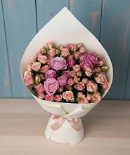 Букет цветов из:  Розы в Обушково